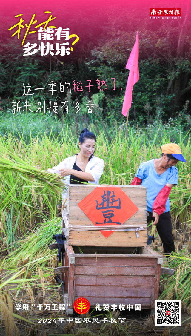 丰收，你好彩色