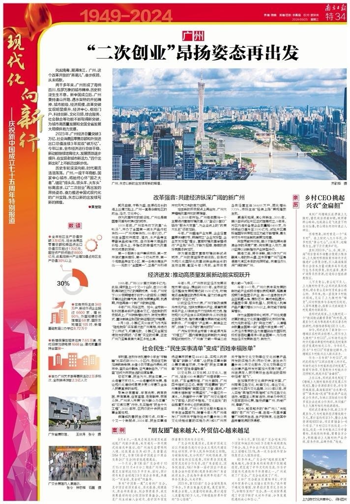 南方日报版面图。