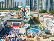 全省首个锦鲤文化街区亮相！国庆来高明苏村看烟花、赏锦鲤