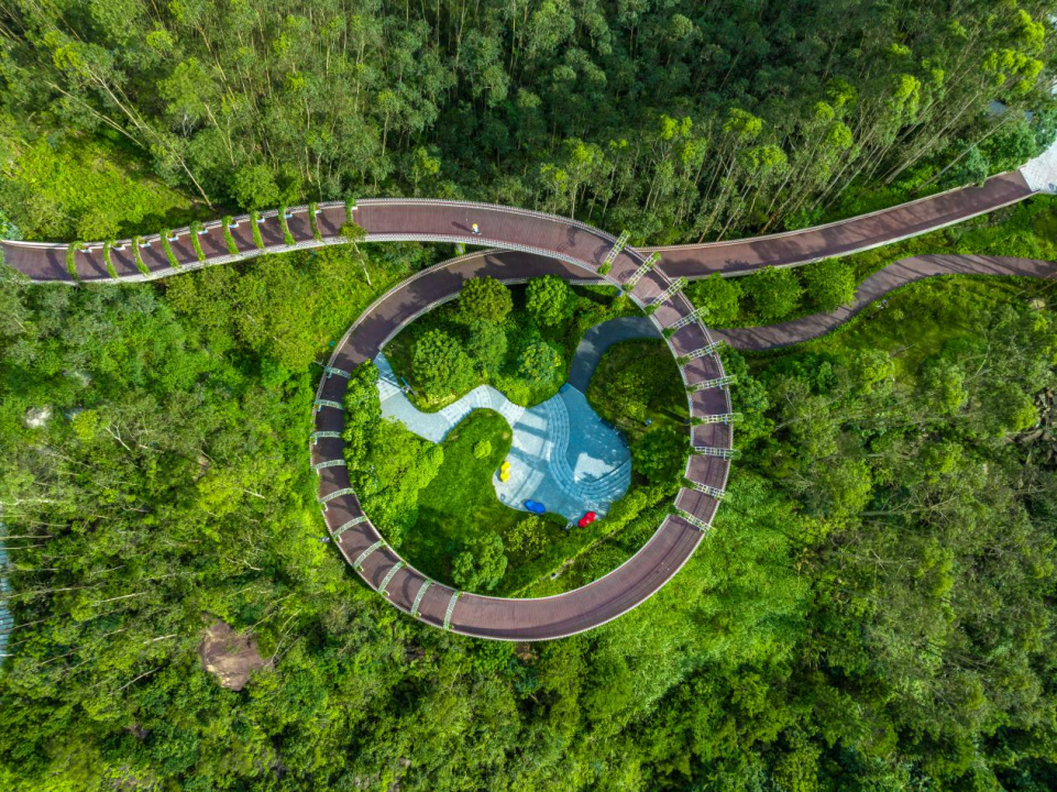 红花山森林公园。