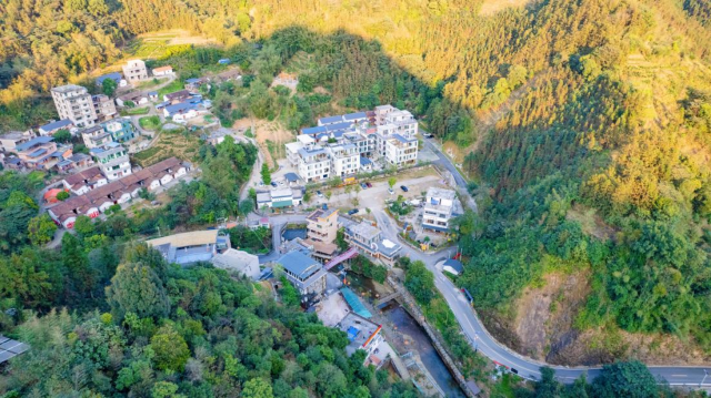 如今的坑尾村焕然一新