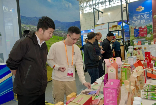 广东展区一众好物吸引采购商前来交流