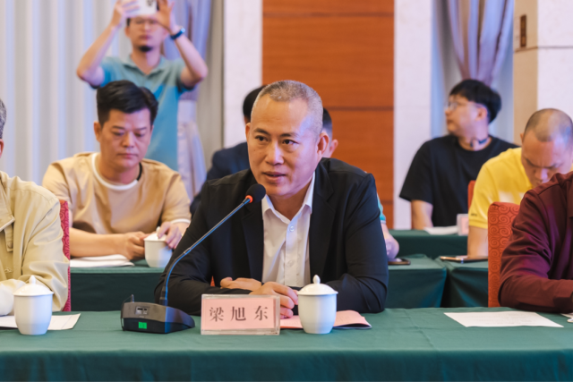 深圳市优势传统类行业协会联合党委乡村振兴办主任、深圳市连州商会党支部书记梁旭东