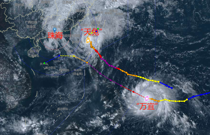 11月15日12时实况云图。 11月15日12时实况云图。