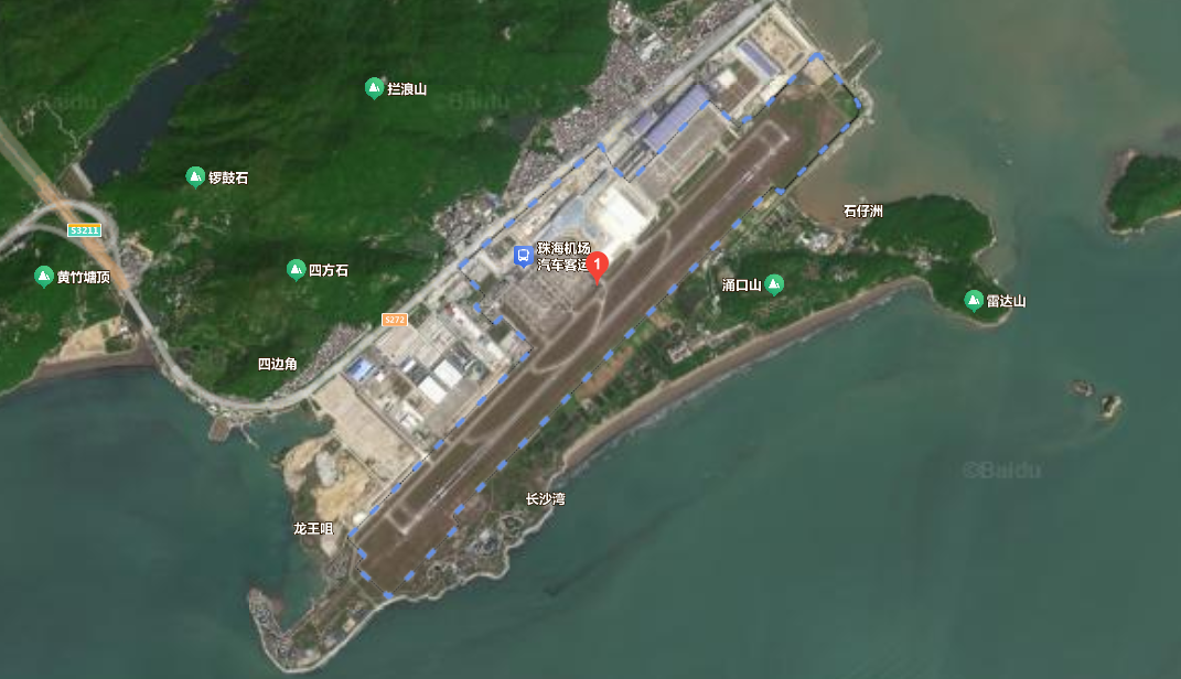 珠海机场的超长跑道