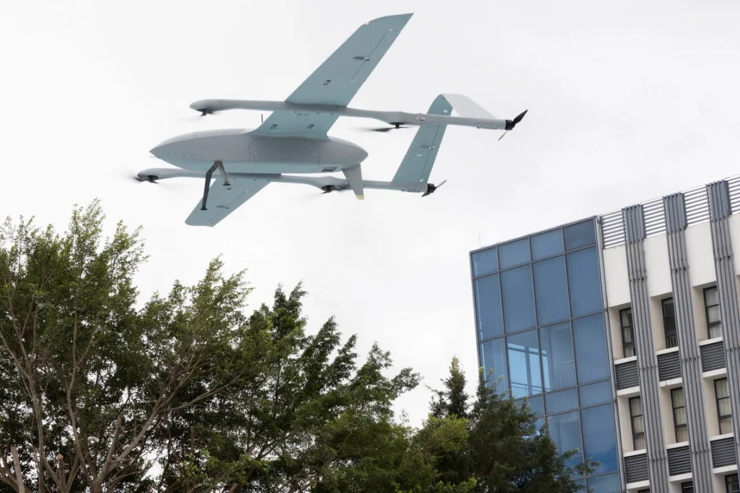 全国首条海岛公共物流无人机配送航线首飞成功