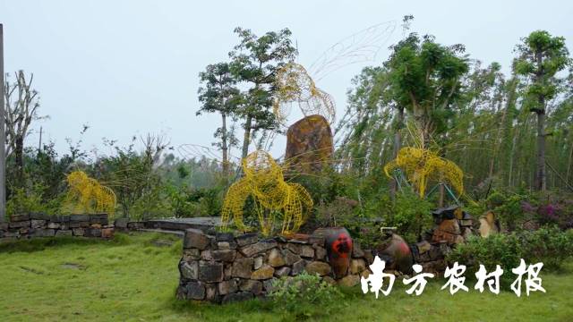 焕然一新的乡道风景。