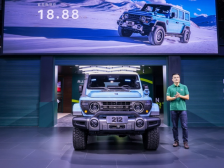 首次亮相广州车展，212越野车发布T01长风