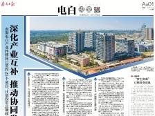 深化产业互补 推动协同发展｜速览《南方日报·电白视窗》195期