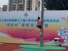 来海南比赛爬椰子树！广东运动员练习赛表现如何？