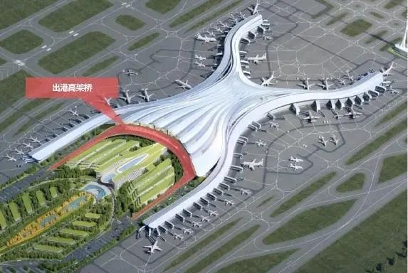 白云机场三期扩建工程效果图 白云机场三期扩建工程效果图