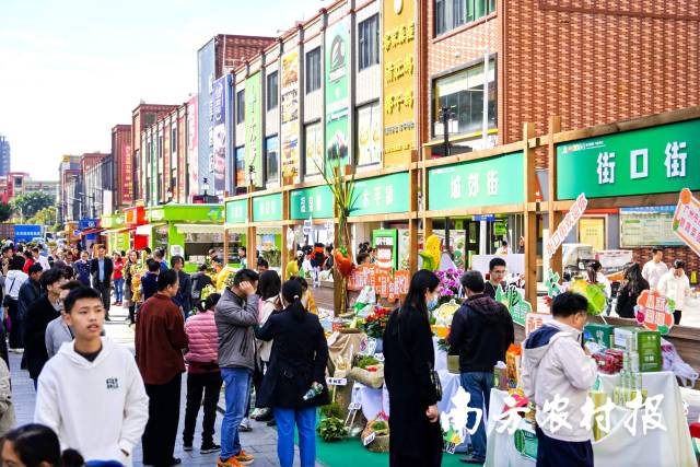 从化农产品市集。种节种