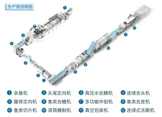 鱼加工破费线