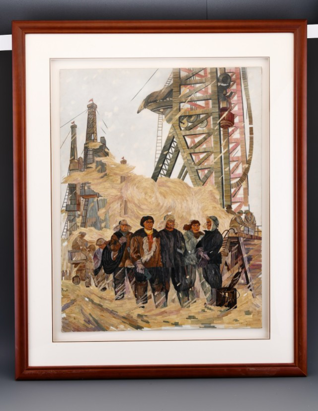 现藏于广东民间工艺博物馆的《大庆人》。