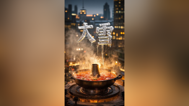 @各位街坊，大雪要进补，今晚食餐好｜AI视频