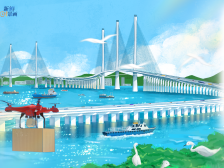 大湾区再添新地标！黄茅海跨海通道明天“上岗” | 新鲜“时”景画