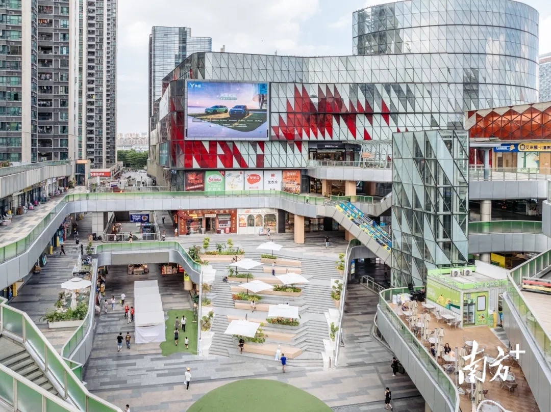 南海万科广场与桂城携手走过10年。&nbsp; 图源：南海桂城