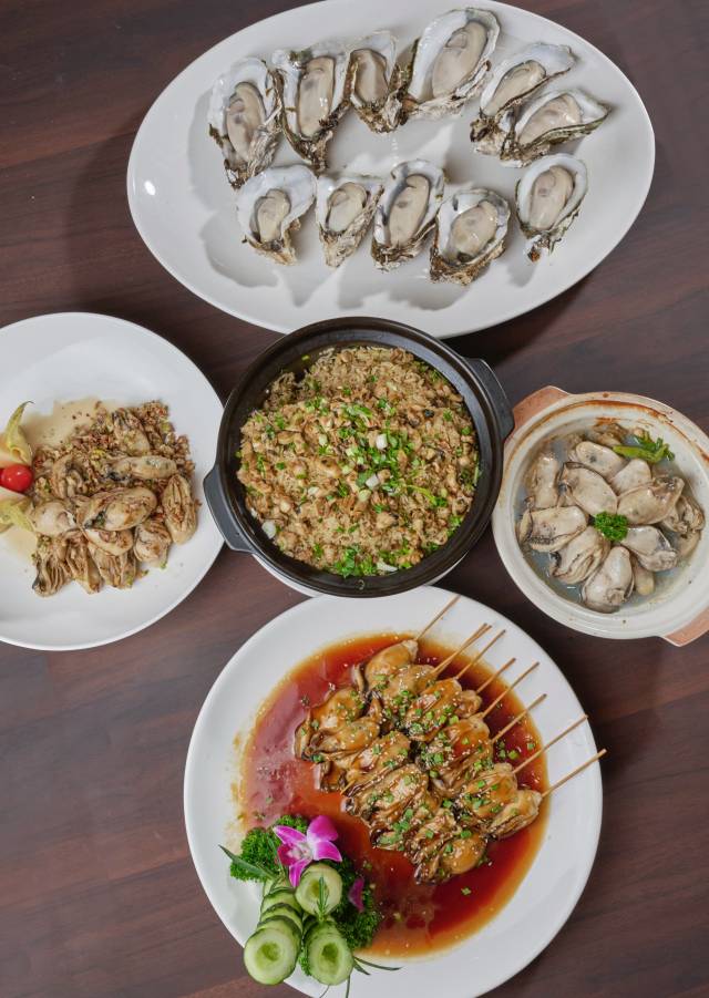 紅光村的蠔美食鮮美誘人,，吸引了來自各地的食客前來品嘗,。陽(yáng)西縣融媒體中心供圖