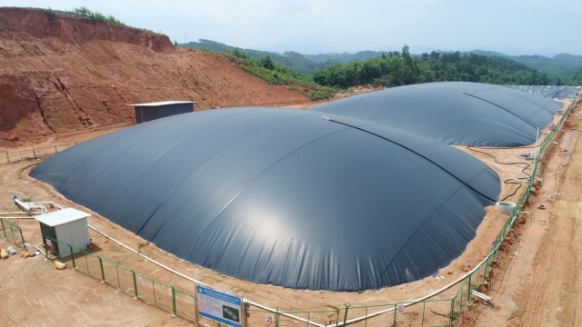 清远麻鸡现代化种鸡场沼气净化贮存单元