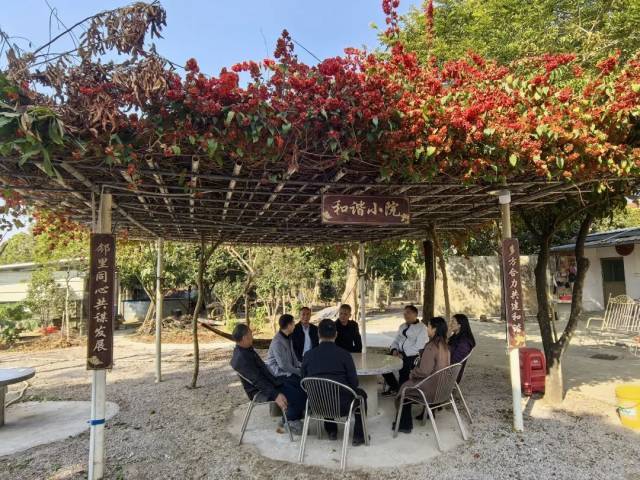 △“党建庭院”现状