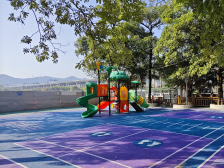 为街角注入“多巴胺”色彩！ 天河城中村社区低效用地变身社区文体公园