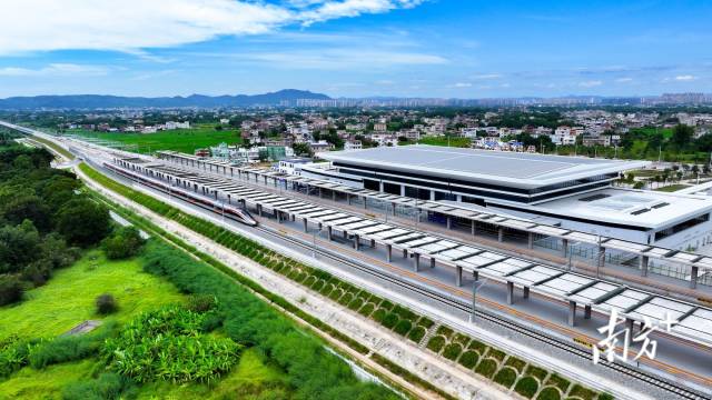 梅龙高铁的开通缩短了梅州与大湾区的时空距离。南方日报记者 何森垚 摄