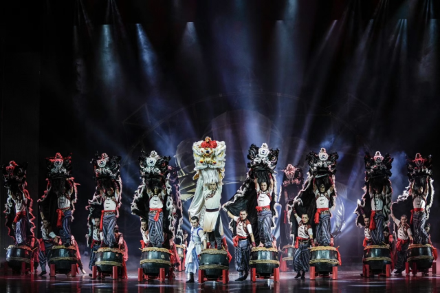 歌舞剧《醒·狮》剧照。 图片来源：广州白云发布