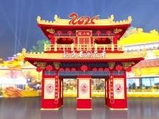 看2025年西湖花市主景观，感悟广府传统文化