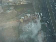 广州珠江新城冼村旧改融资区最后一栋房屋依法拆除