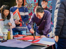 精彩纷呈！黄埔联和街道挥春送福活动年味浓