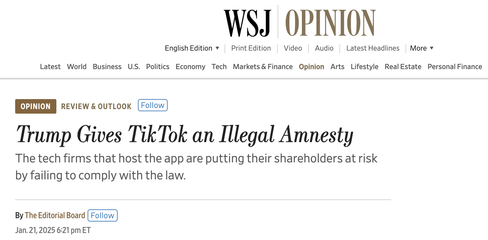 特朗普暂缓禁令，粉丝苦等TikTok重返美应用商店