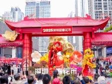 鸣锣开市！2025福田·节日广场花市首日迎客30万人次｜年节精彩，福满心田