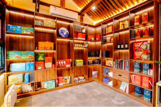 韶关会馆内的韶关土特产。