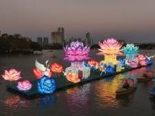 惠州西湖花灯上线！这场光影盛宴持续至元宵