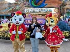 奥运冠军亲临现场抽取大奖！大年初一中奖者又是浙江游客！