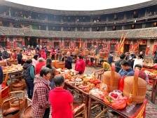 视频+多图丨土楼里的年味！直击梅州大埔花萼楼祈福活动