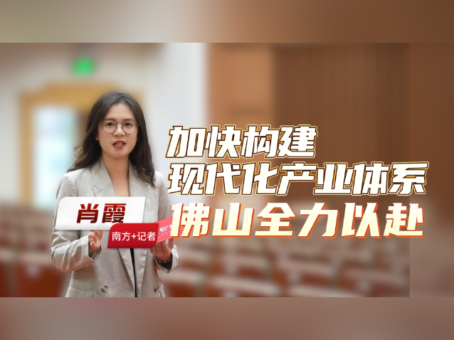 视频｜加快构建现代化产业体系，佛山全力以赴！