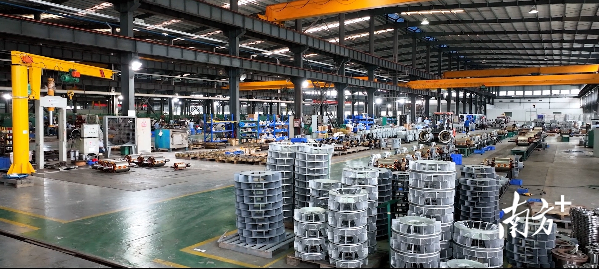 英格(阳江)电气股份有限公司生产车间。