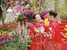 中式浪漫！白云山举行元宵集体婚礼活动