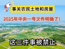 中央一号文件明确：不允许退休干部到农村占地建房