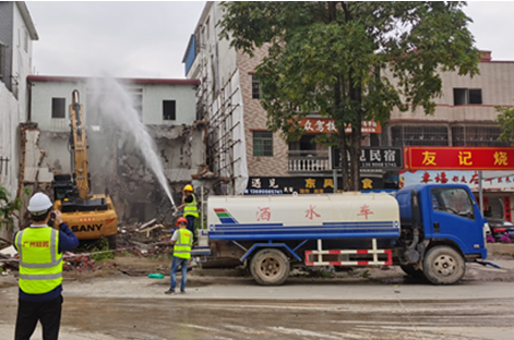 旺村旧改清拆现场。图源：黄埔区政府网站