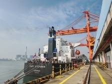 粤电博贺煤炭码头靠泊首艘进口煤船，粤西能源供应多元化！