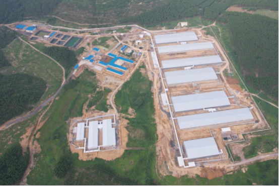 力源年出栏15万头生猪项目示意图。