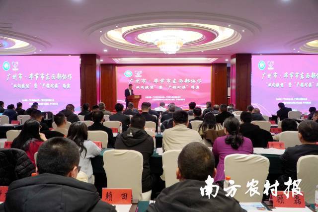 2025年广州·毕节“双向赋能”暨“产销对接”路演活动现场。