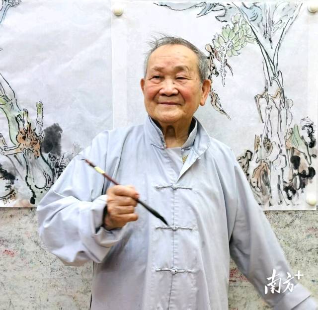 “阳春三月——2025陈略中国画新作展”在广州开幕_南方+_南方plus