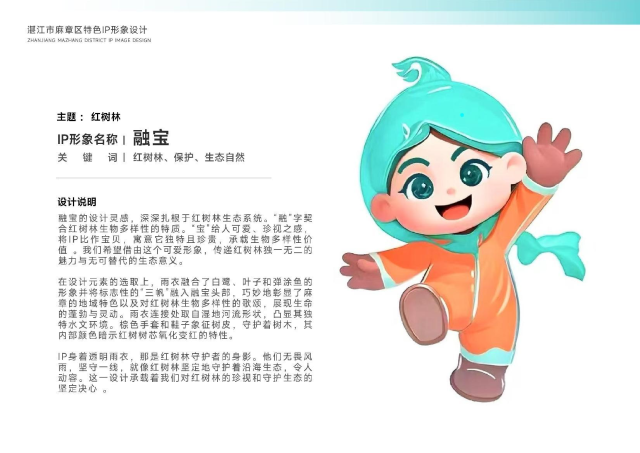 作品：融宝 作者：陈嘉敏 吴栩哲 何洁铃 贺禹湘 郭嘉琪 容嘉敏 