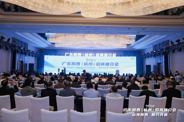 2025广东阳西（杭州）招商推介会现场