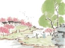 诗词春色：可爱深红爱浅红