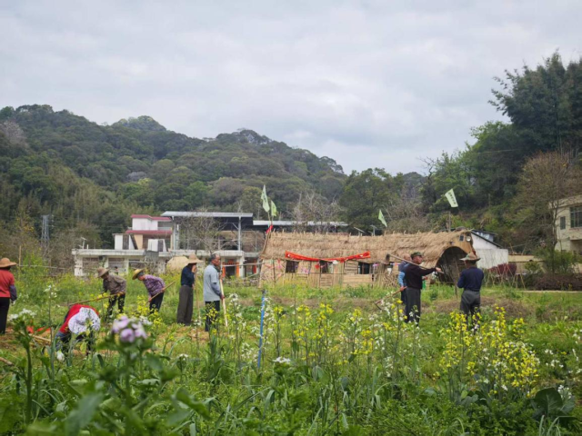 老人菜園迎來(lái)開(kāi)春后第一次集體勞作,。