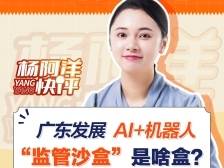 广东发展AI+机器人，“监管沙盒”是啥盒？| 杨阿洋快评
